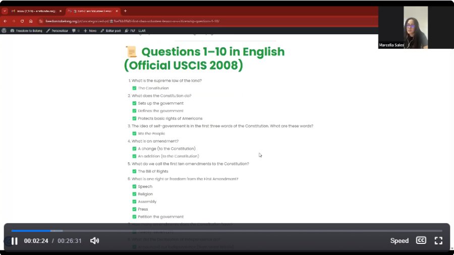 Citizenship questions 40-50